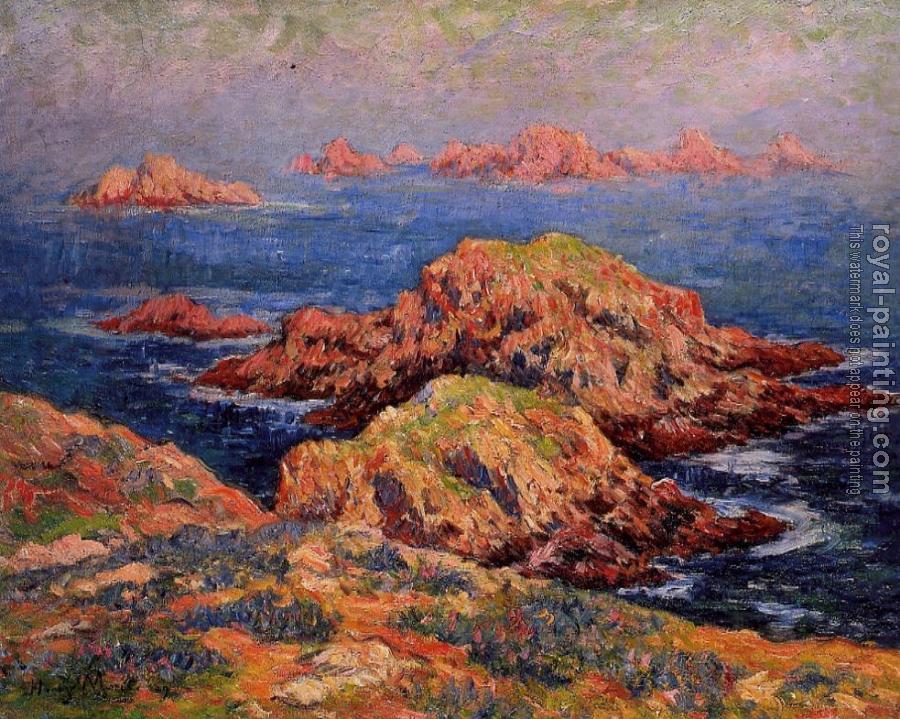 Henri Moret : The Red Rocks at Ouessant